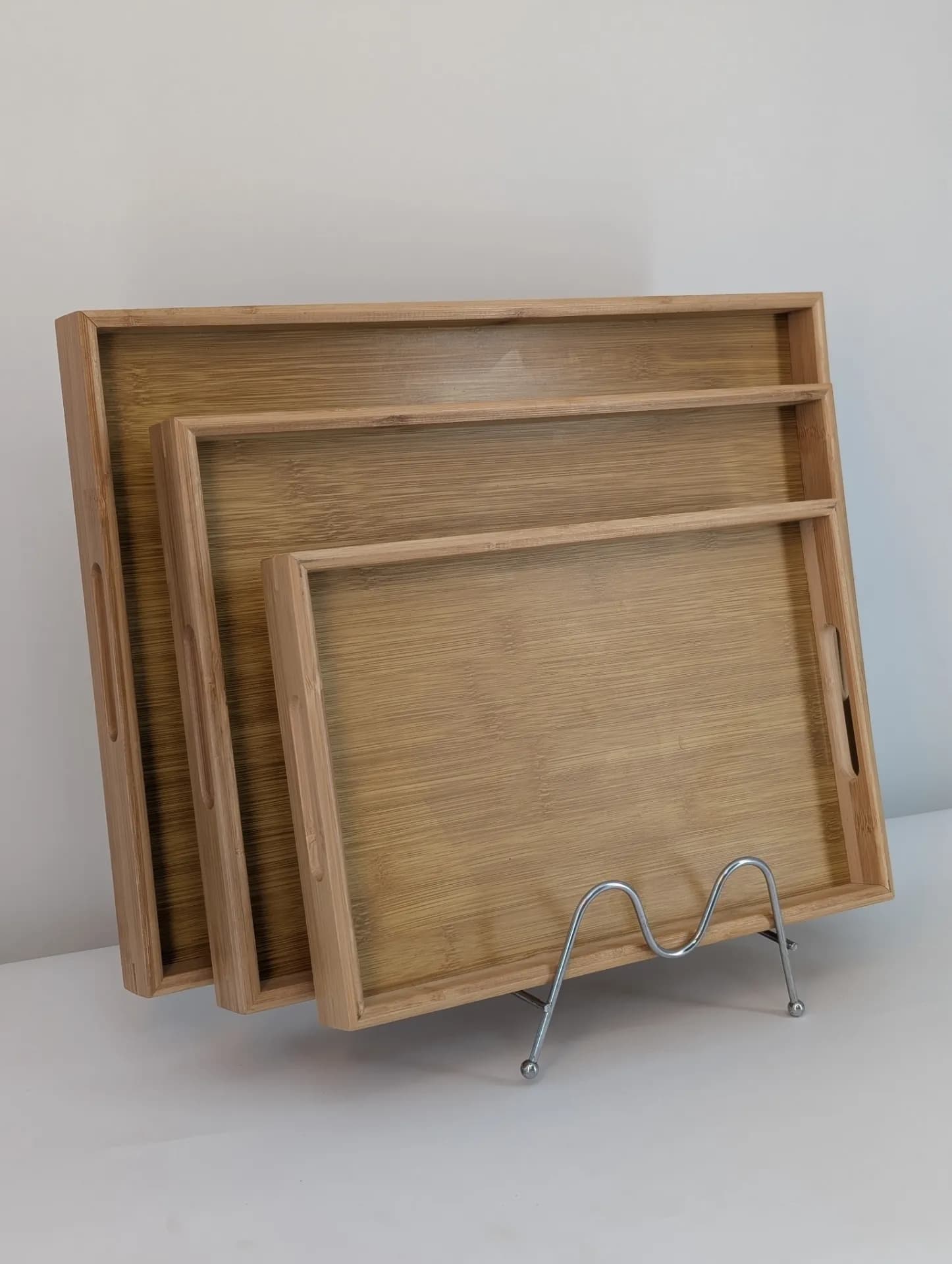 Bamboo Pallet Tray — view 2