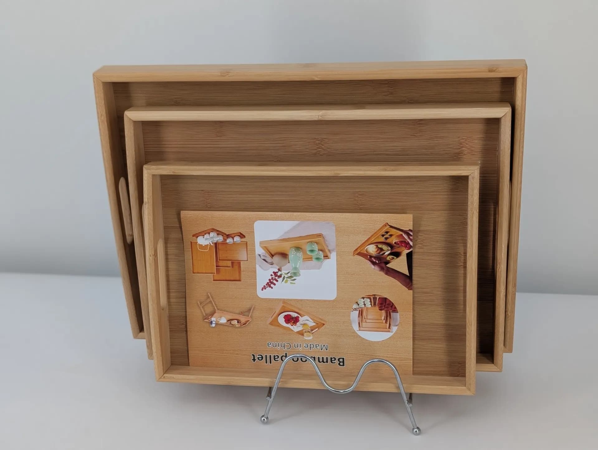 Bamboo Pallet Tray — view 3