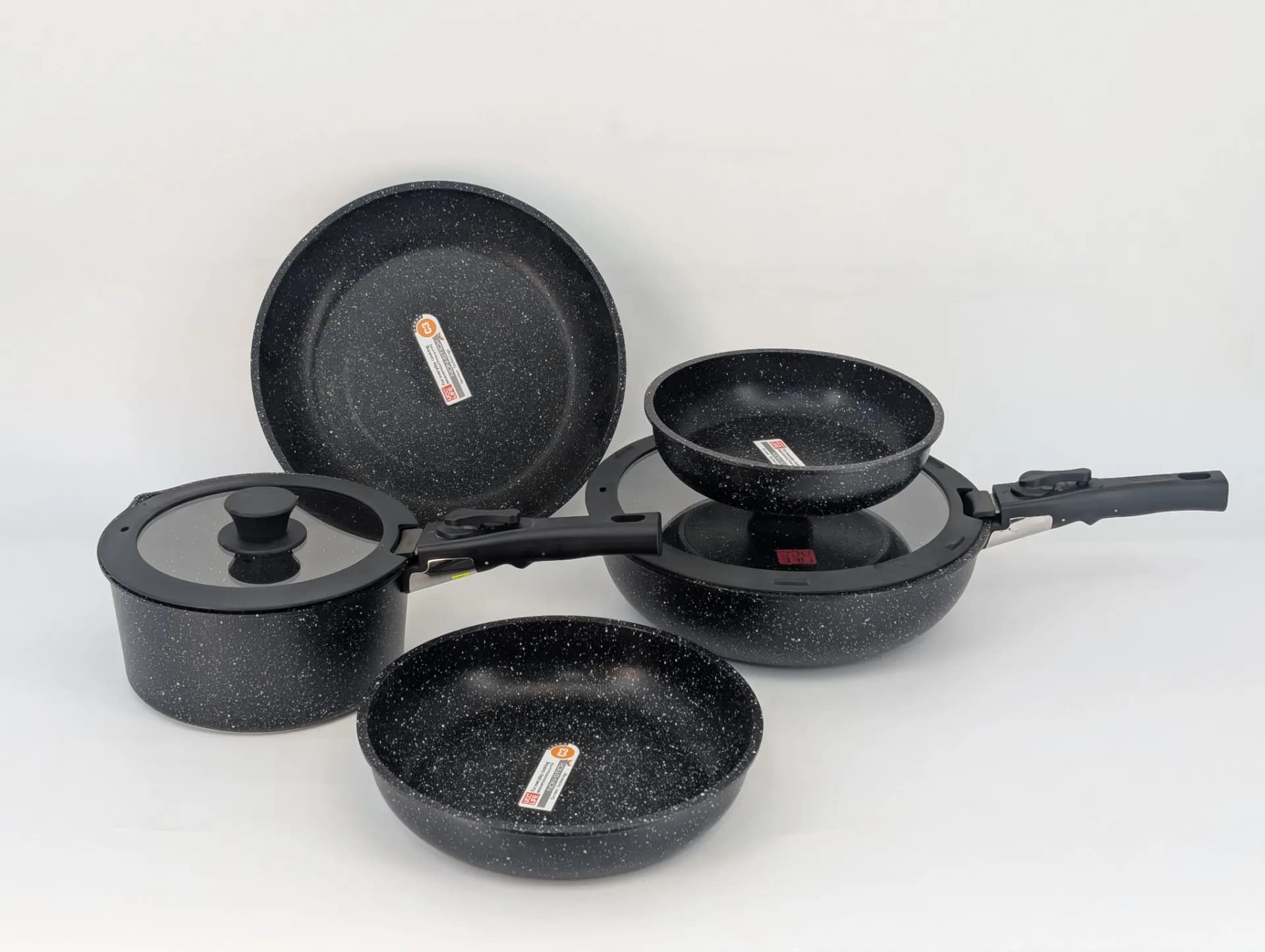 UCC LIFE Non Stick Cookware x7pcs — view 4