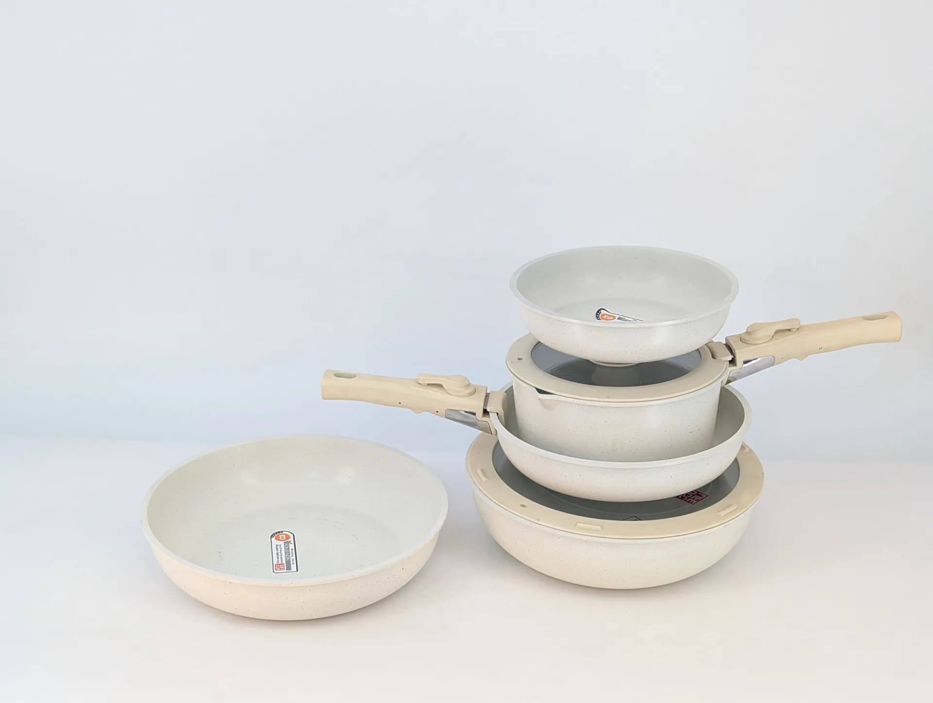 UCC LIFE Non Stick Cookware x7pcs — view 3