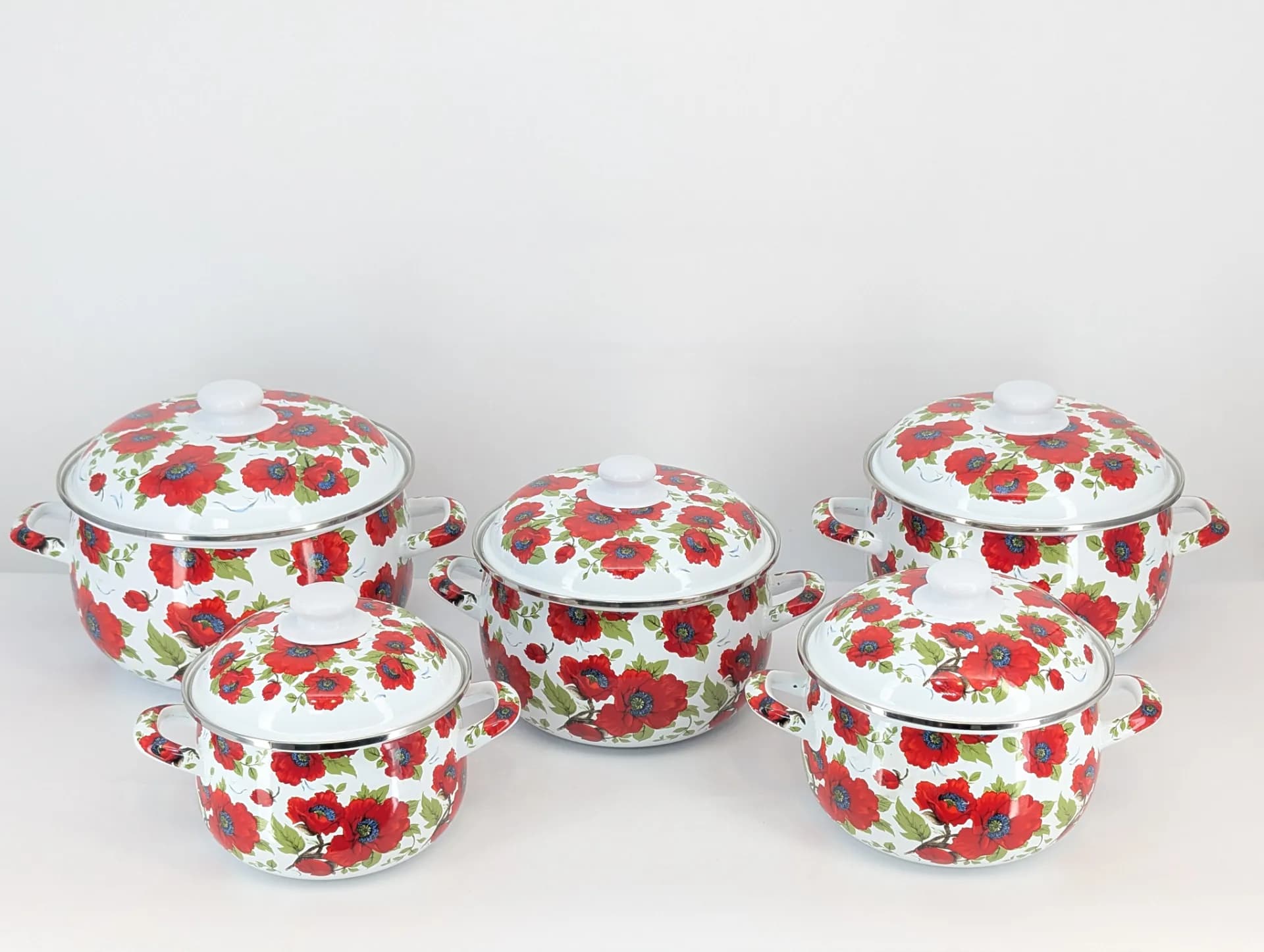 EBRU METAL 5PCS SERVING DISH — view 2