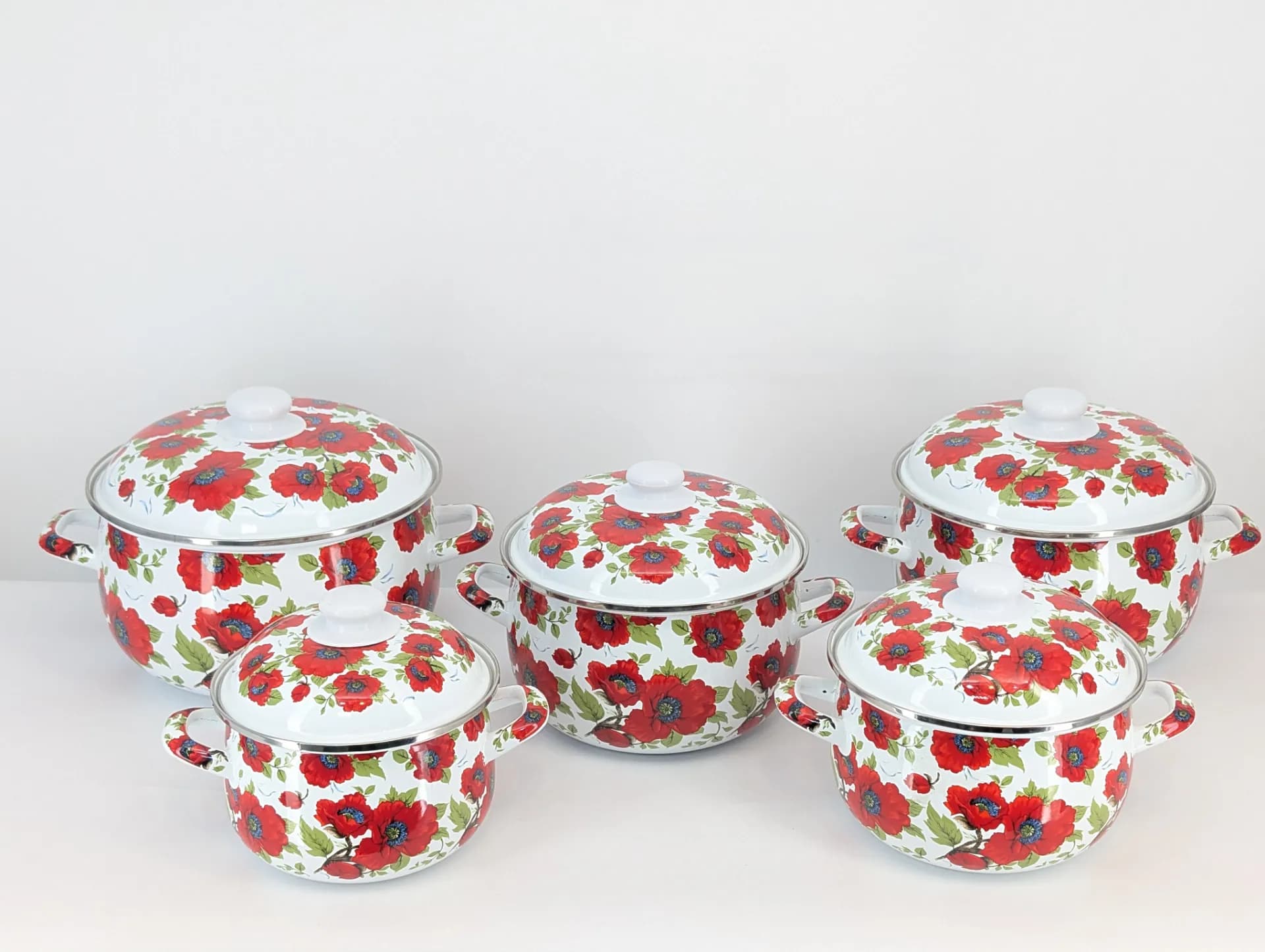 EBRU METAL 5PCS SERVING DISH — view 3