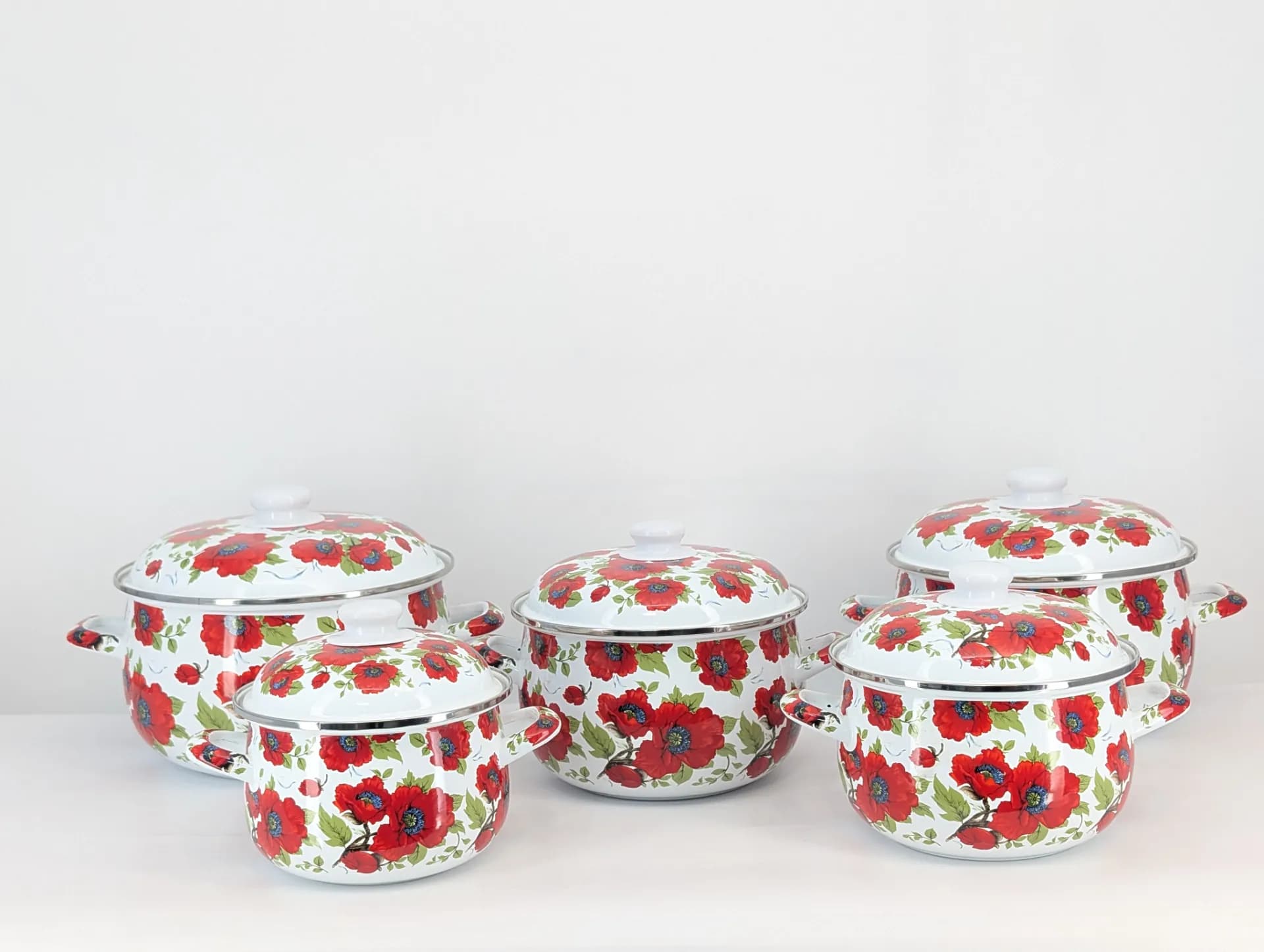 EBRU METAL 5PCS SERVING DISH — view 5