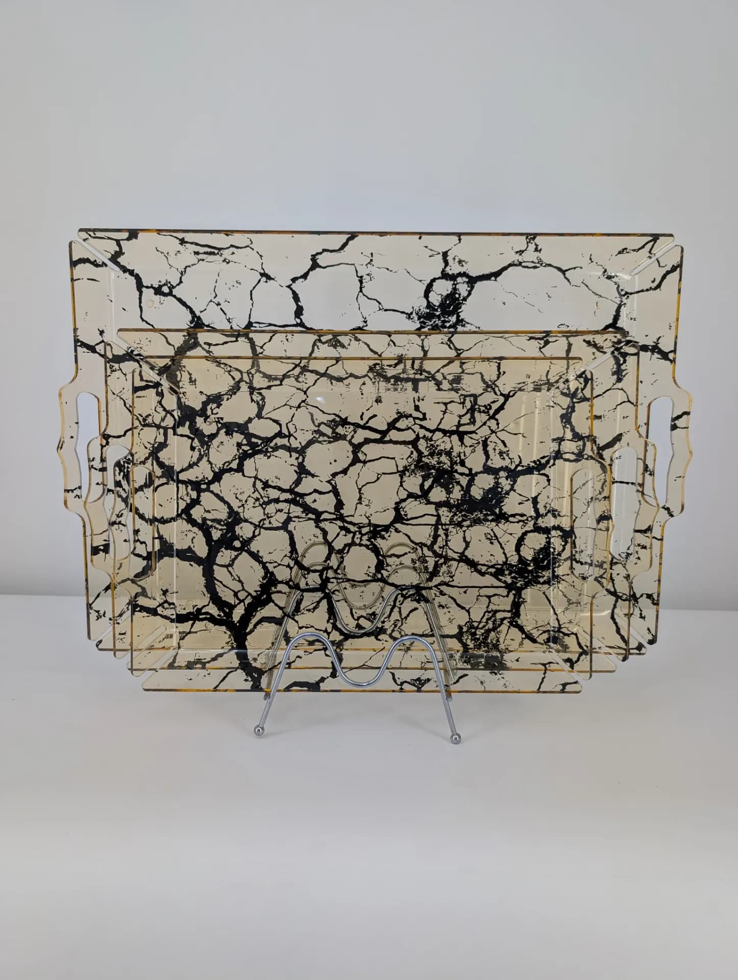 MAKHIS TRAY Marble/Big Star/diff Colours x3pcs Set — view 1