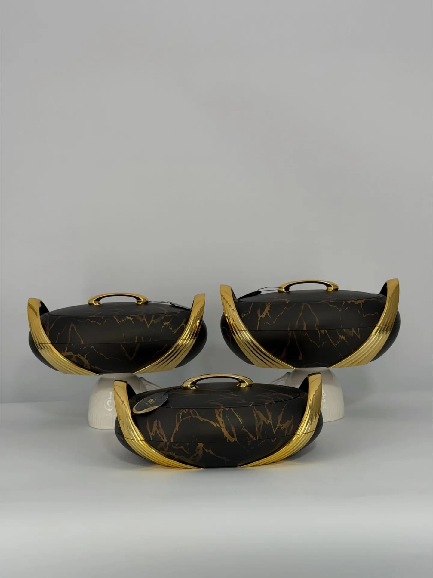 SOUTHWEST KINNO Insulated Casserole set Marble x3pcs — view 1