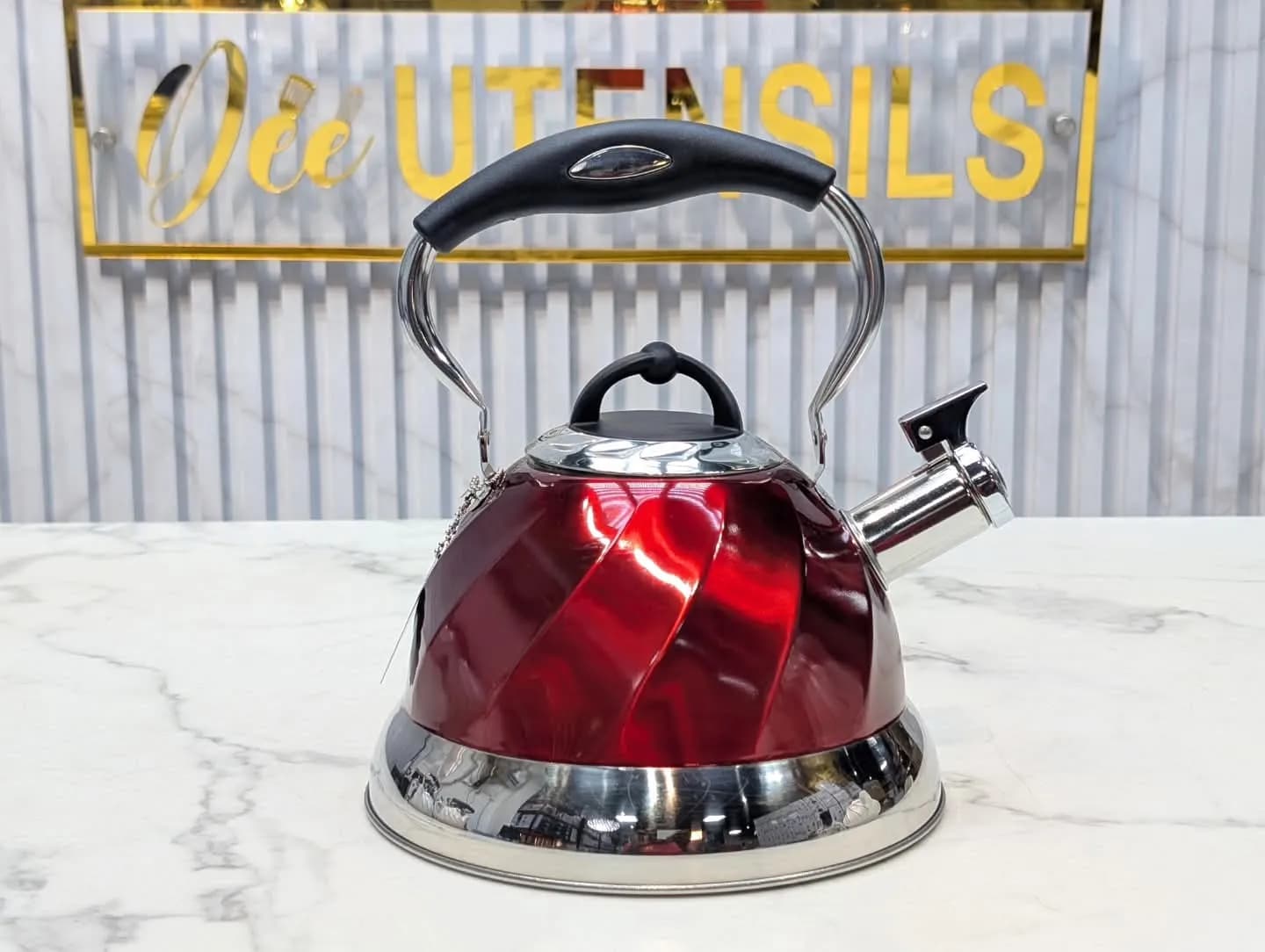 WHISTLING KETTLE WITH TEA POT 3L — view 2
