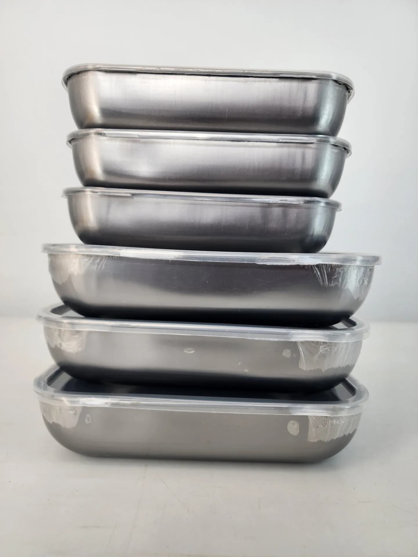 Stainless Steel Food Storage Container 3pcs Big/3pcs Medium — view 2