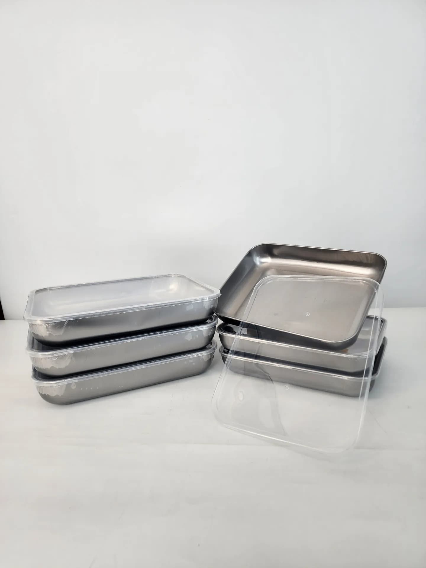 Stainless Steel Food Storage Container 3pcs Big/3pcs Medium — view 3