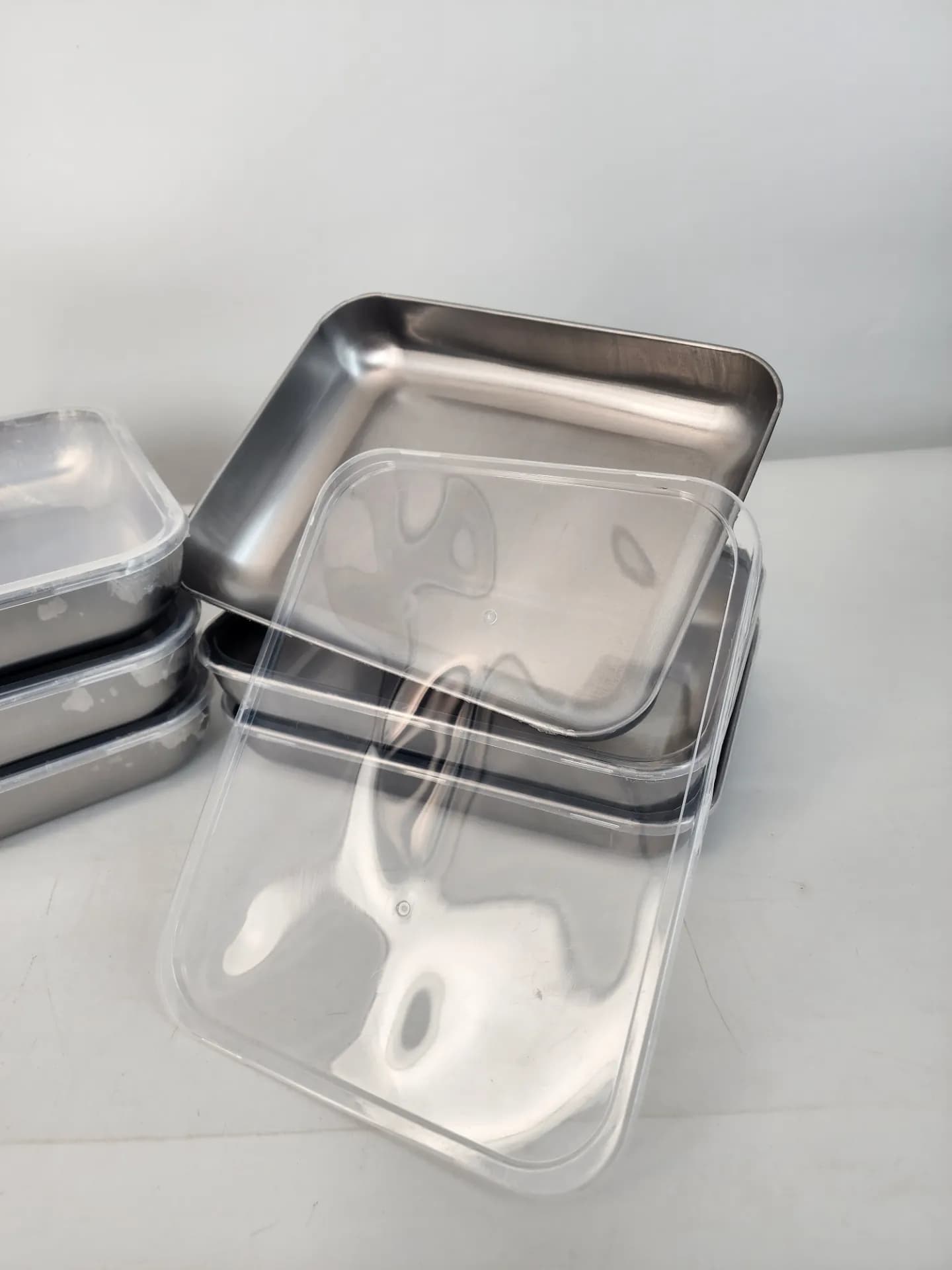 Stainless Steel Food Storage Container 3pcs Big/3pcs Medium — view 5