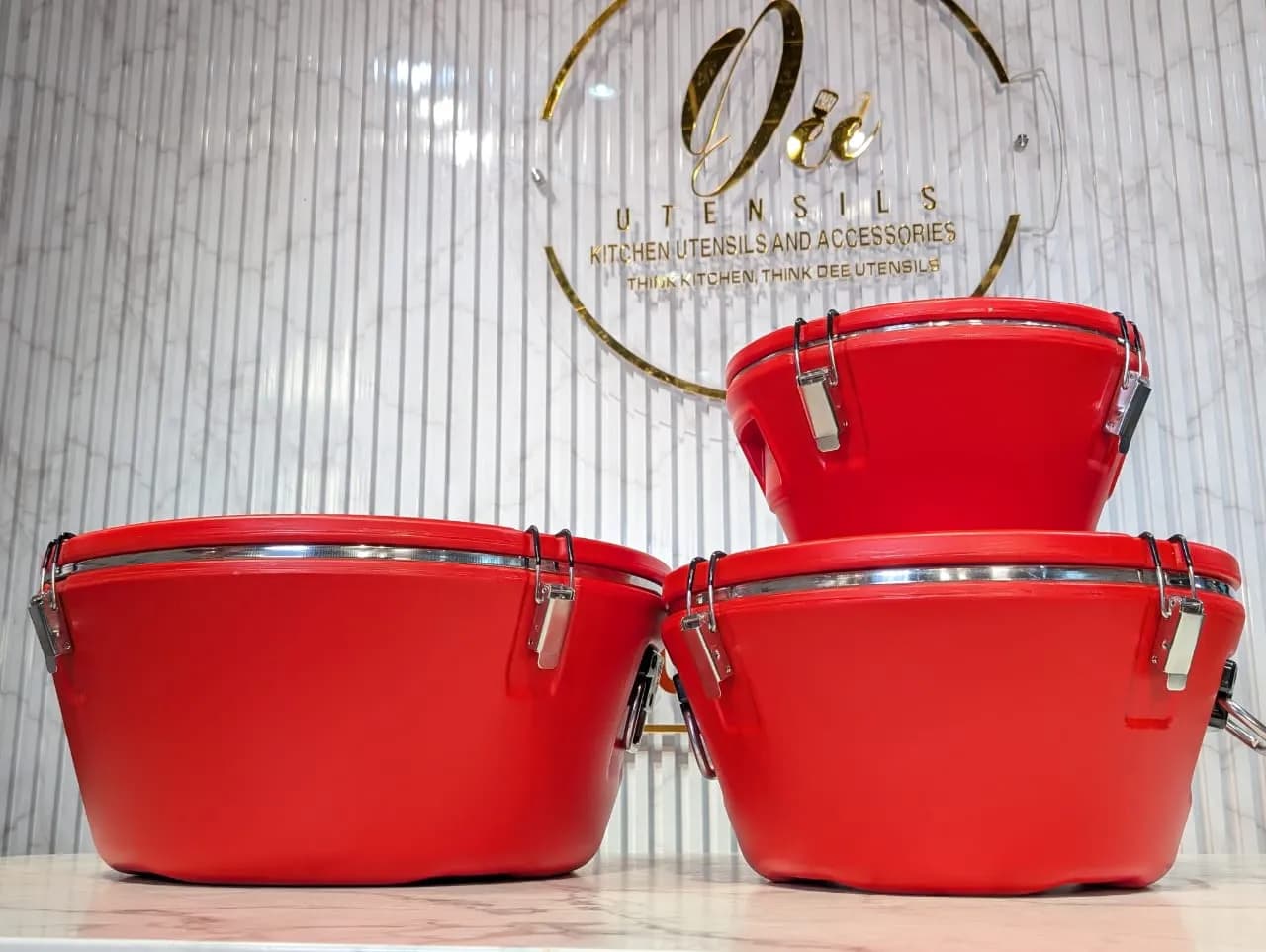 MDS Insulated Round Bucket Cooler x3pcs Mixed — view 2