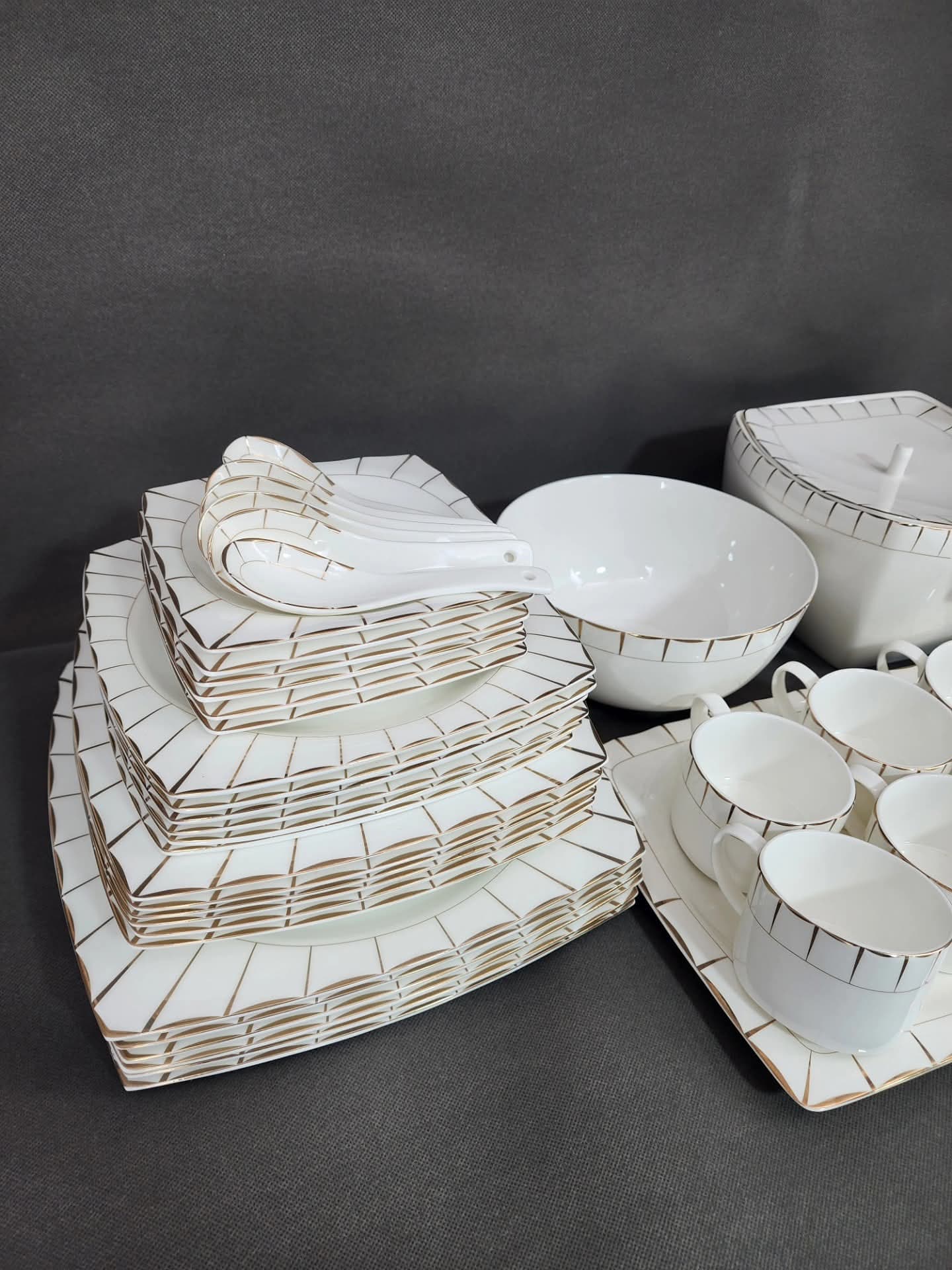LUXURY DINNER SET X56PCS SET — view 4