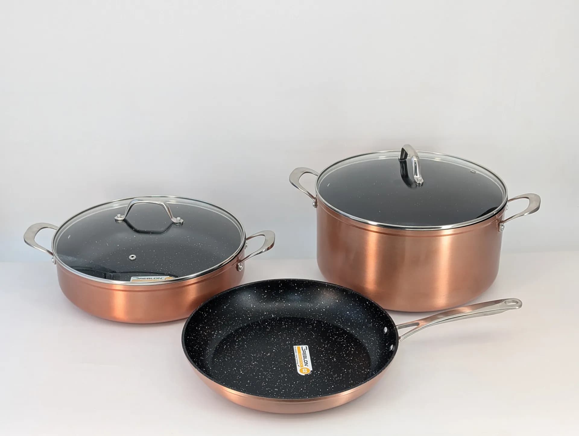 Greblon Non stick cookware x5pcs — view 1