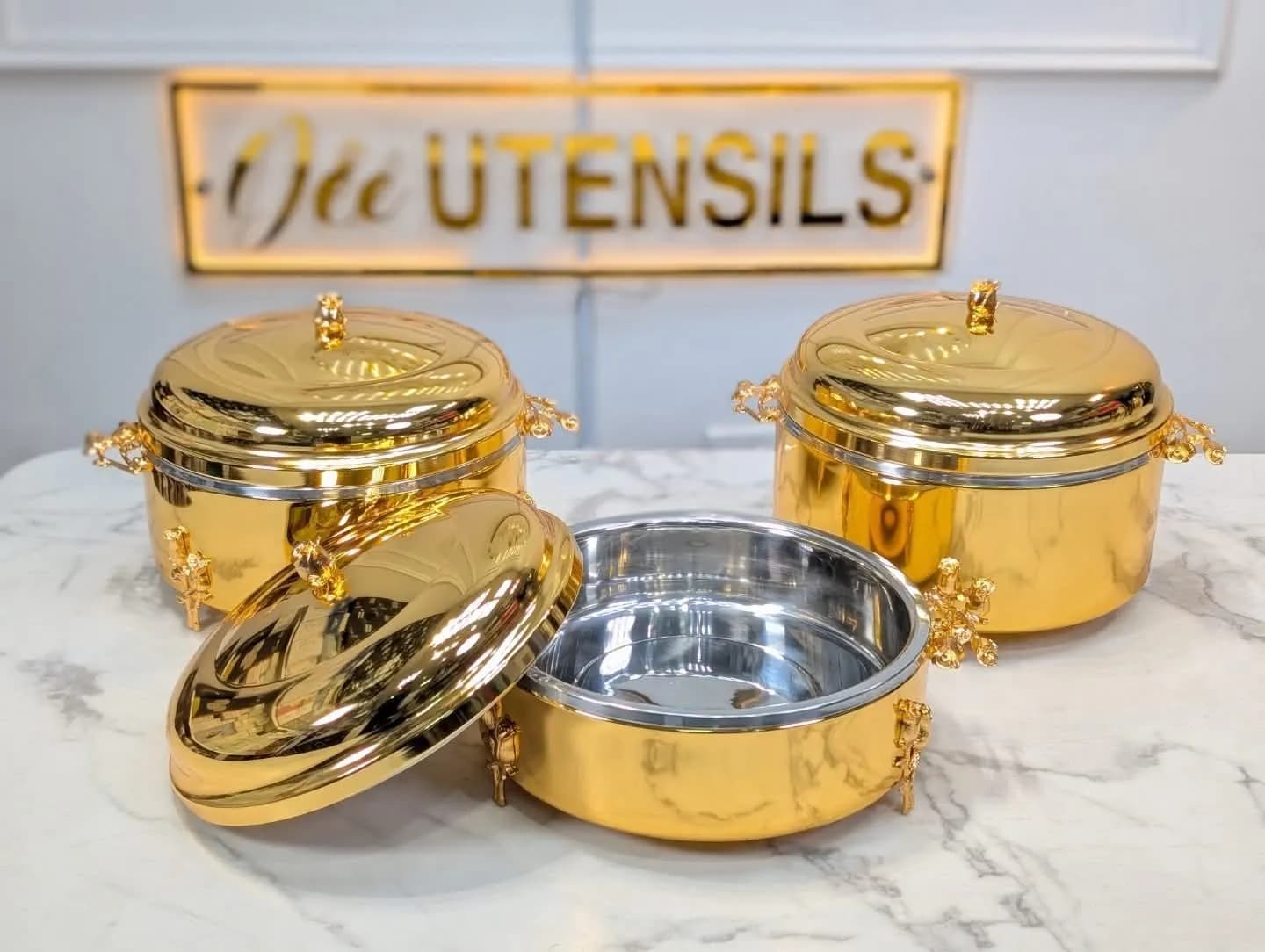 EJSHE HOTPOT WARMER (GOLD) x3pcs — view 2
