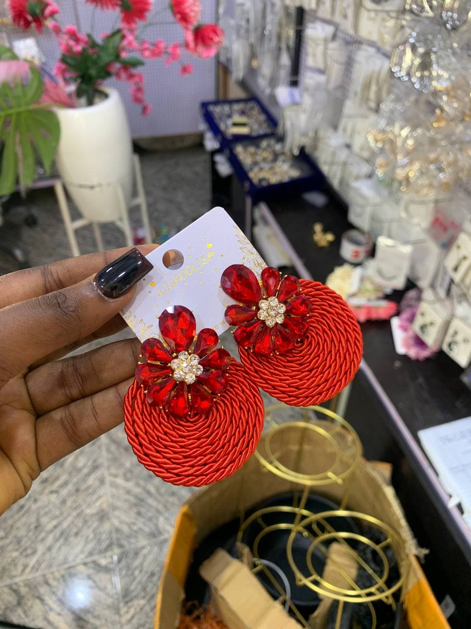 Bold & Elegant Statement Earrings — view 2