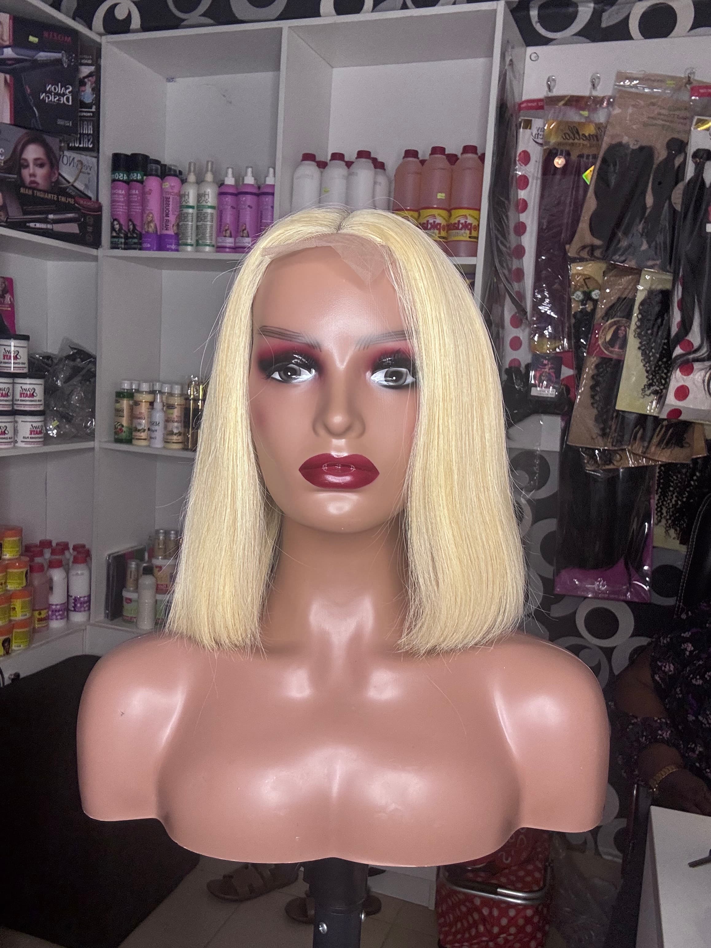 Blonde Bob Lace Front Wig — view 1