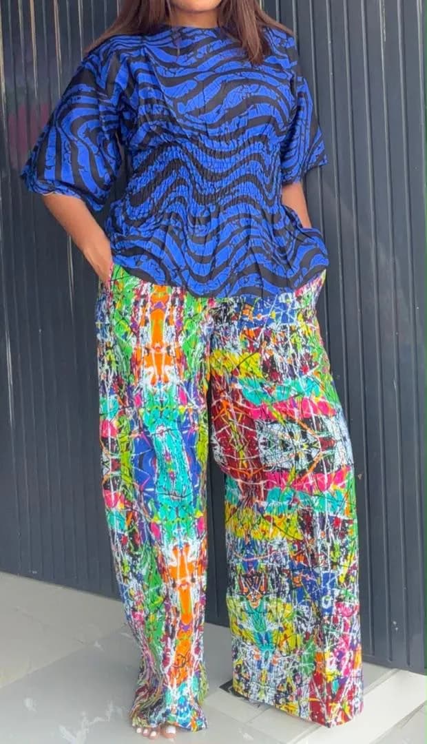 2piece Smokey Ankara 2piece — view 2