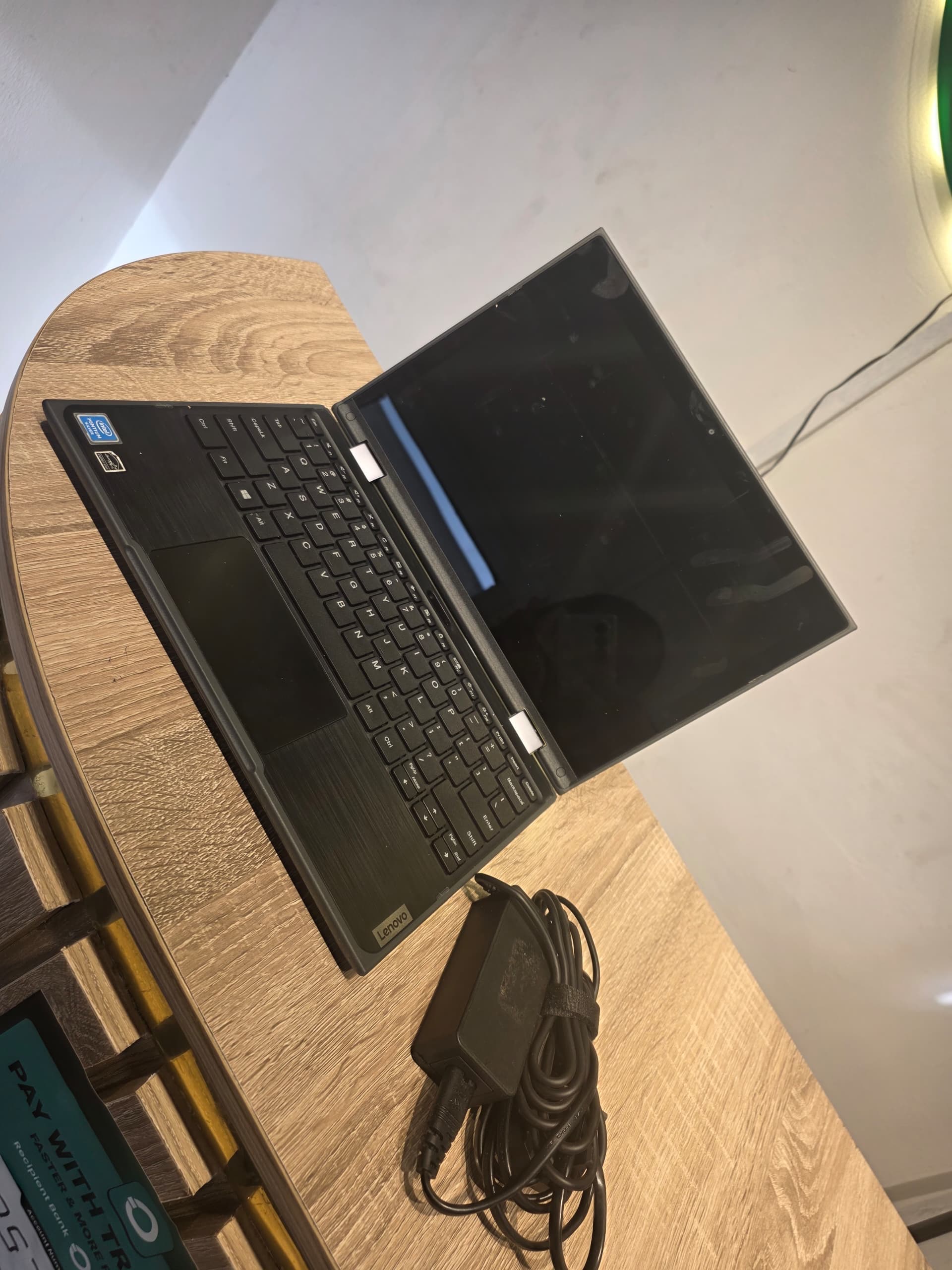 Lenovo 300e X360 || Touch Screen || Intel Celeron || 4gb Ram || 128gb SSD || — view 2