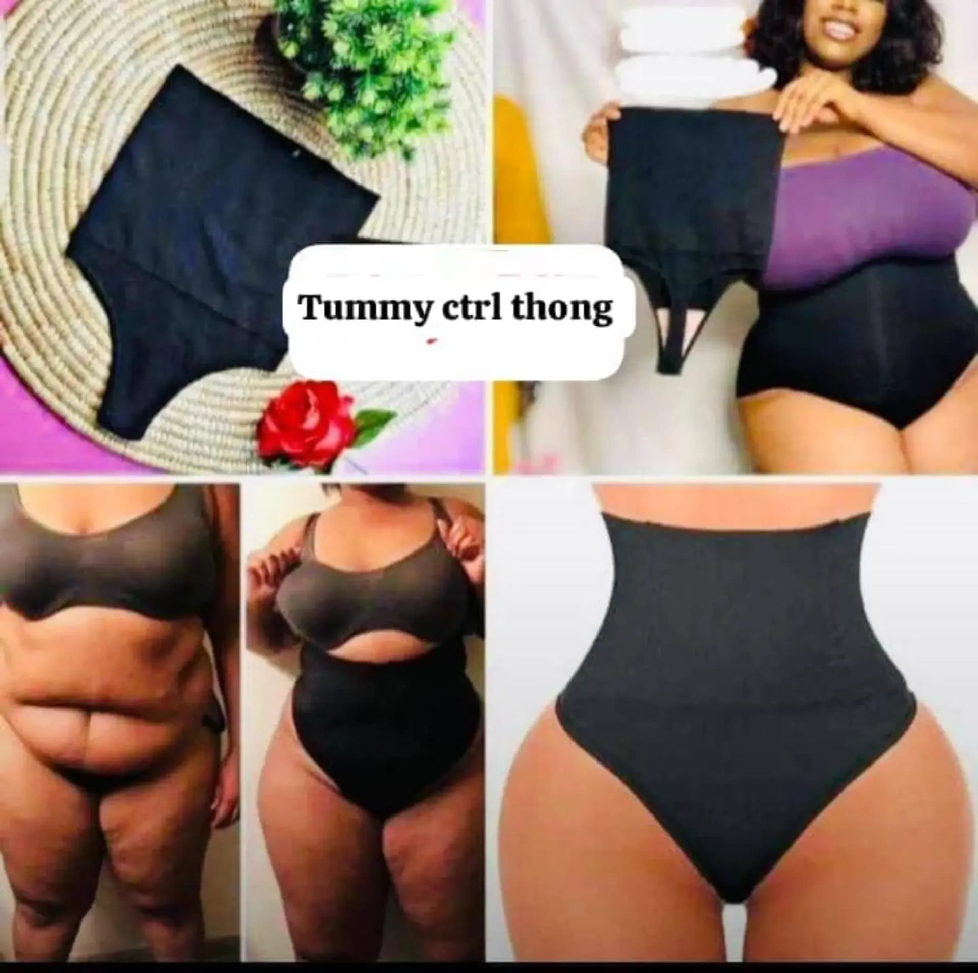 Tummy control butt shaper — view 3